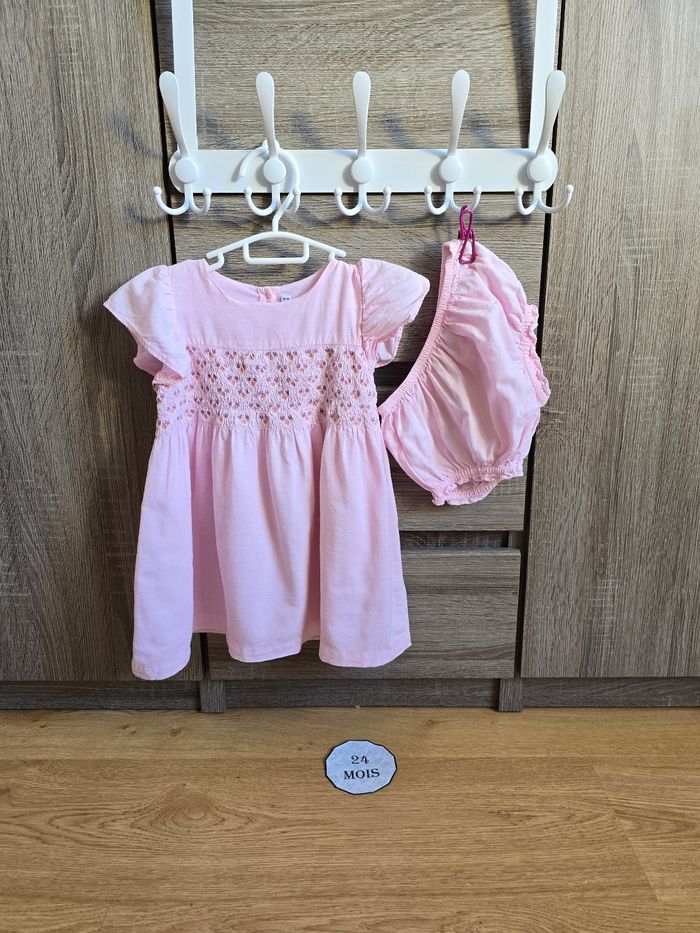 Vêtement Bébé Fille - Robe rose - Sergent Major - 24 mois 86 cm