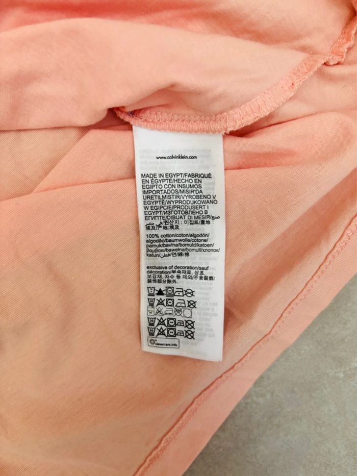 T-shirt femme Calvin Klein Jeans rose neuf - photo numéro 4