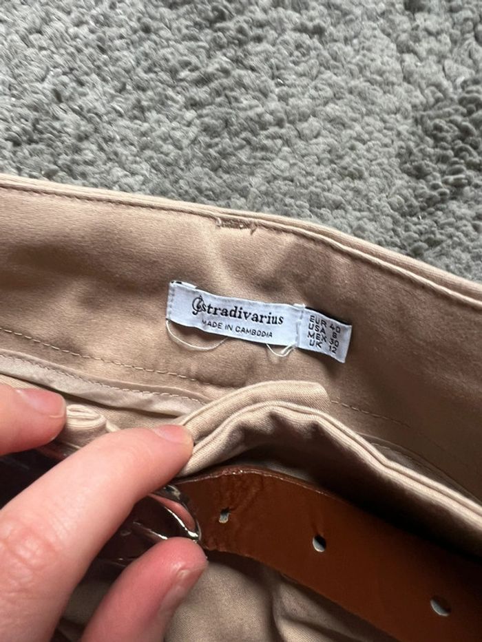 Pantalon beige stradivarius - photo numéro 4