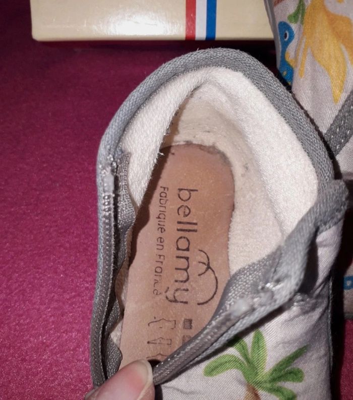 Bellamy chaussons dinosaures pointure 21 - photo numéro 5