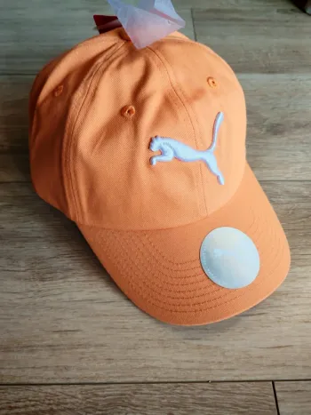 Casquette puma femme orange