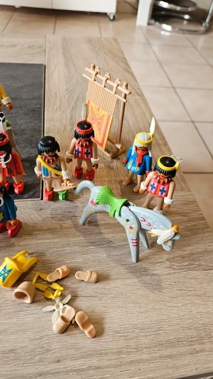 bisons et indien playmobil - photo numéro 3