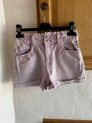 Short violet Kiabi - taille 10 ans