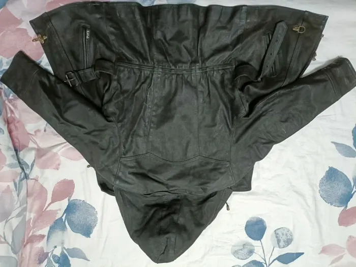 Manteau cop's paris en cuir taille M - photo numéro 3