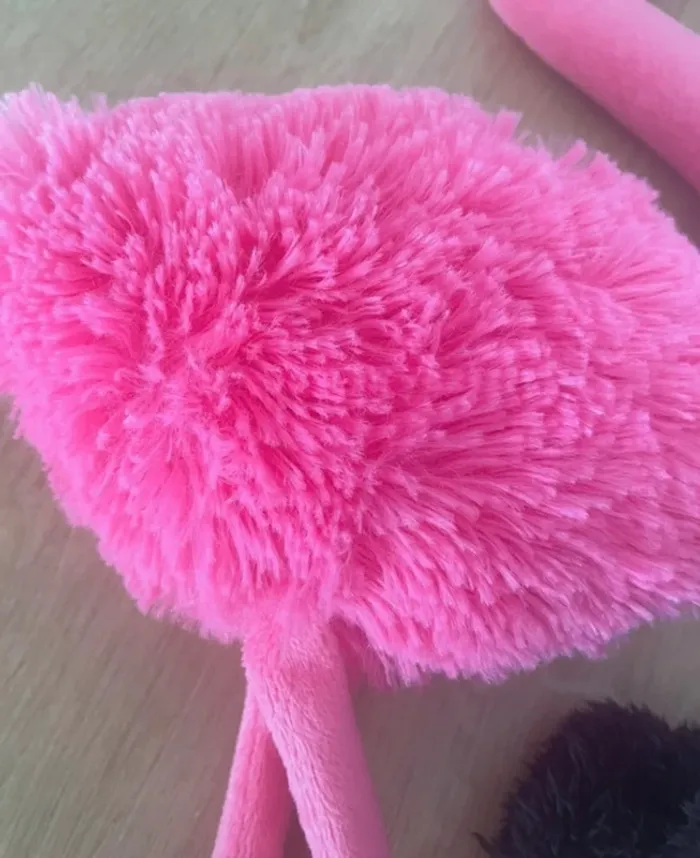 Lot Peluche flamant rose - photo numéro 4