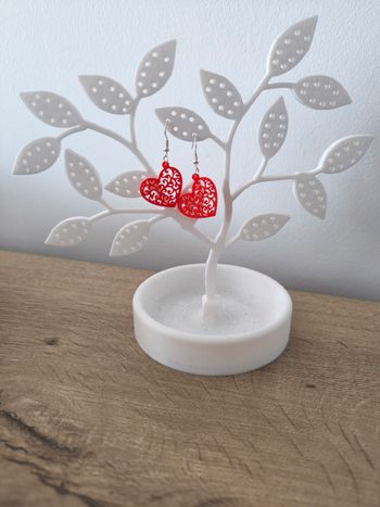 Boucles d'oreilles impression 3D 