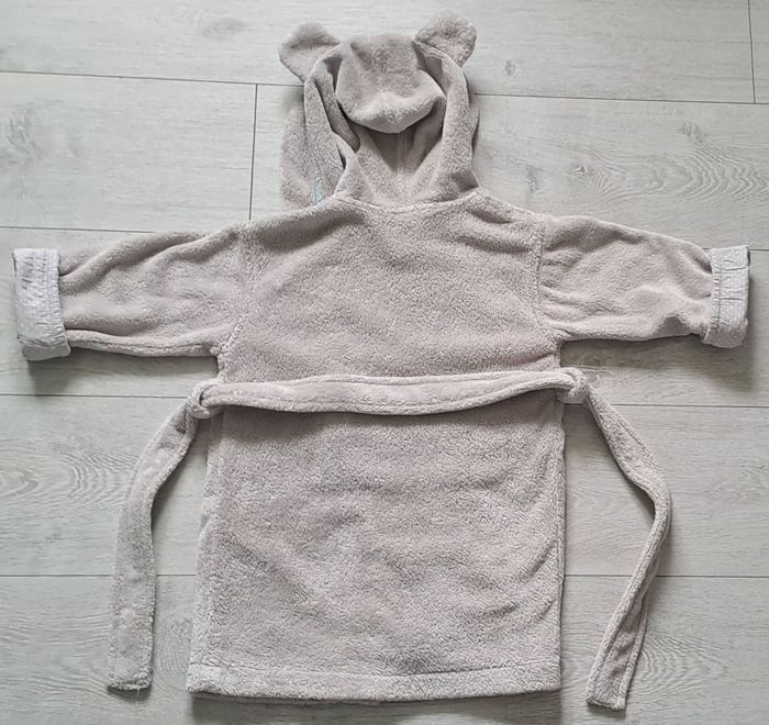 Robe de chambre polaire beige bébés taille 2ans Carré Blanc - photo numéro 3