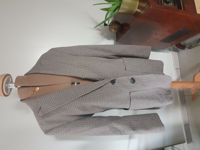 Blazer Bershka over size à carreaux