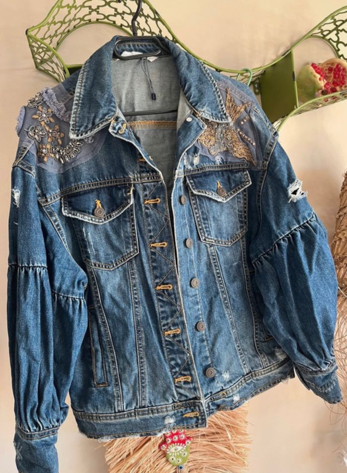 Veste jean Zara - photo numéro 4