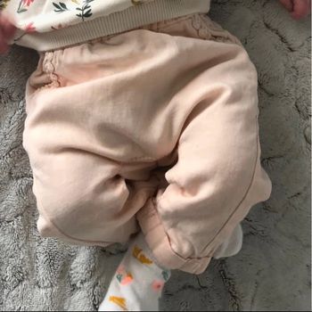 Pantalon rose pale tape à l’œil 3 mois