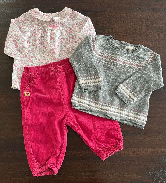 Lot hiver fille 6 mois (divers marques) - photo numéro 4