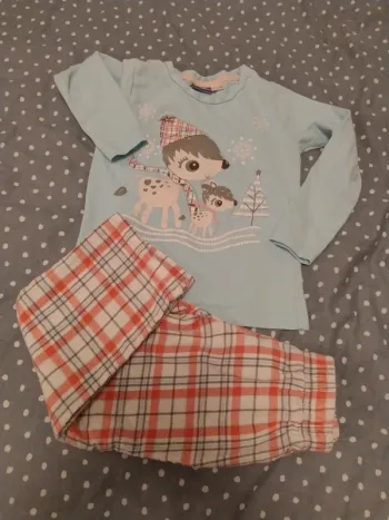 Pyjamas fille en 100% coton