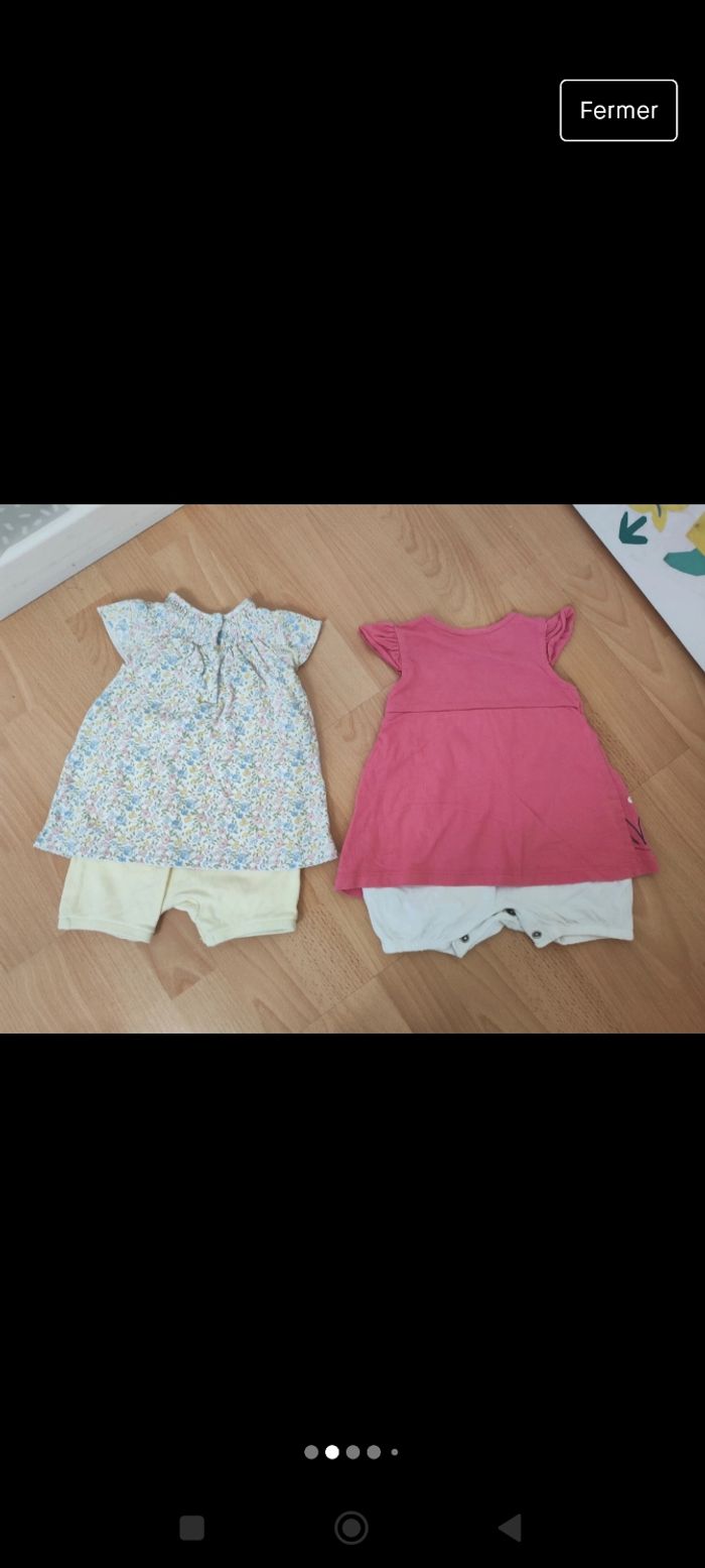 Fille le lot body intégrée avec tee-shirt - photo numéro 2