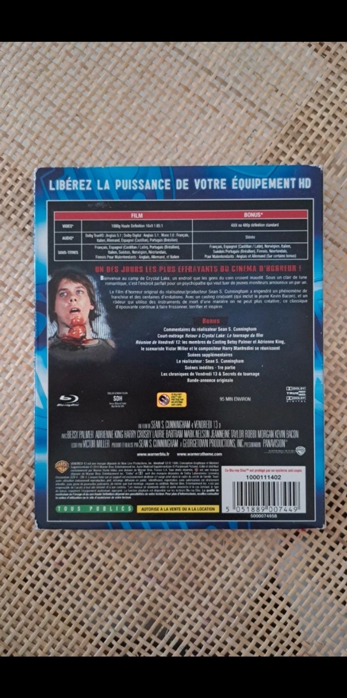 blu-ray vendredi 13 - photo numéro 2