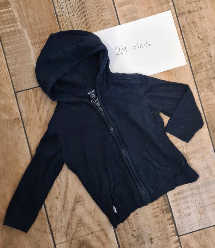 Gilet à capuche bébé garçon