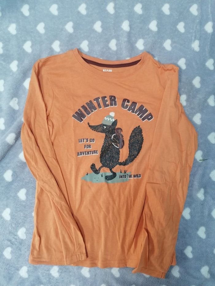 T-shirt 🍁 manches longues garçon 12 ans - photo numéro 2