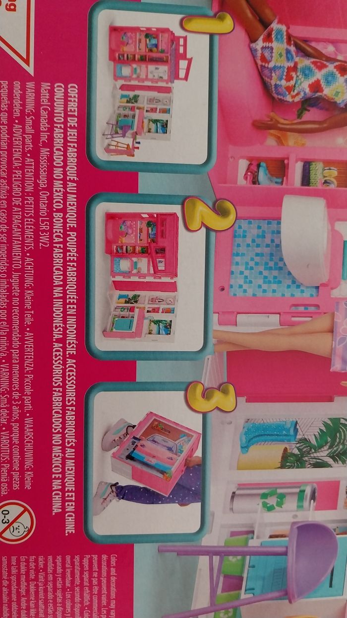 Maison transportable Barbie - photo numéro 3