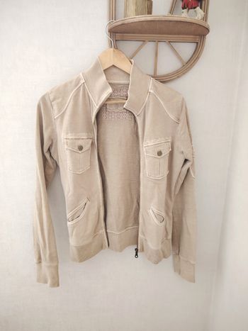 Veste zippée Camel pour femme H et M