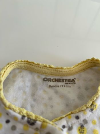 Pyjama en coton taille 9 mois