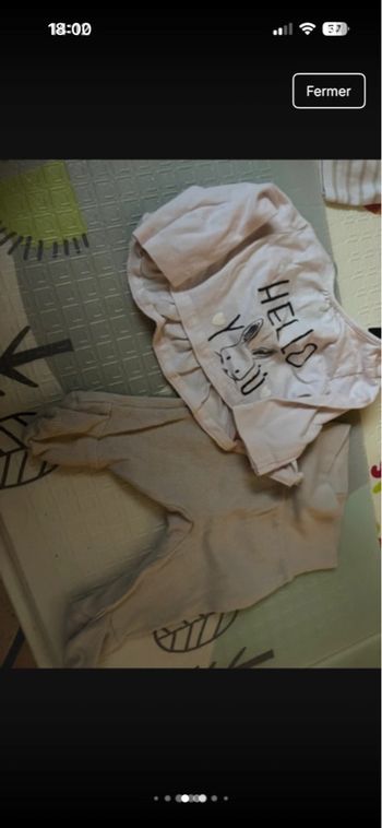 Lot de deux ensemble 