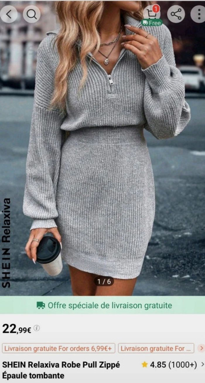 Robe pull shein neuve taille xl/44 - photo numéro 6