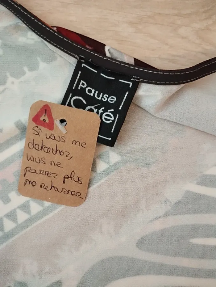 Débardeur Pause Café taille 46 - photo numéro 7
