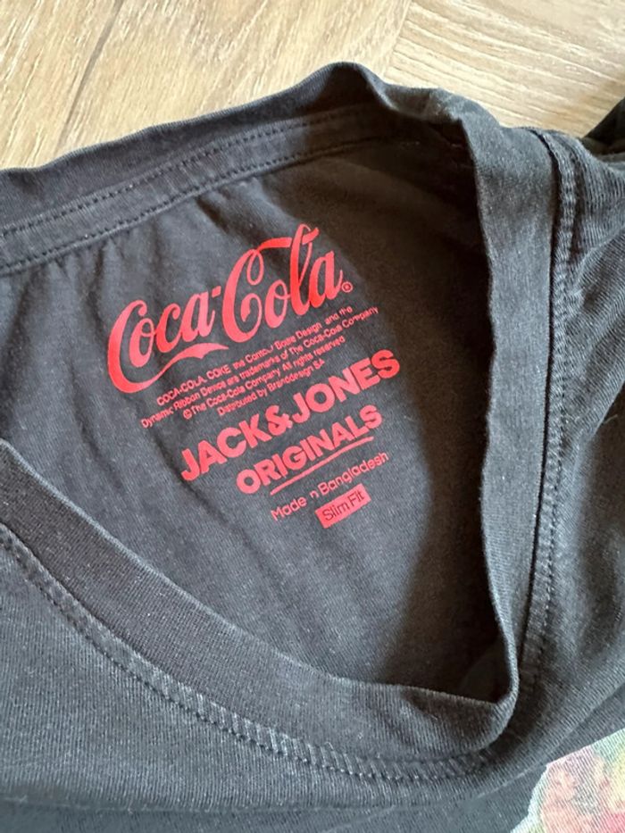 T shirt noir coca cola - photo numéro 2