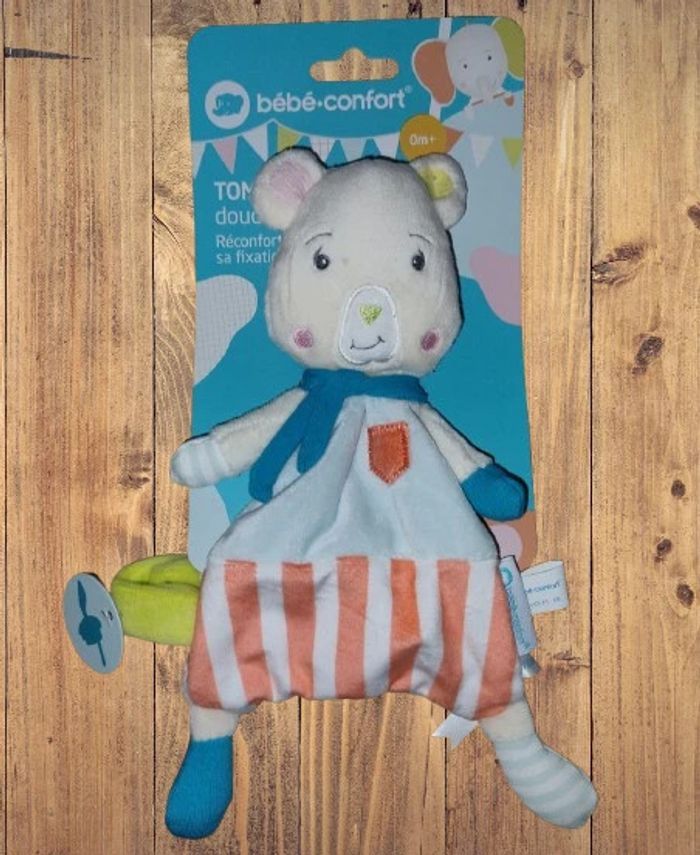 Doudou plat Tom l'ourson bébé confort