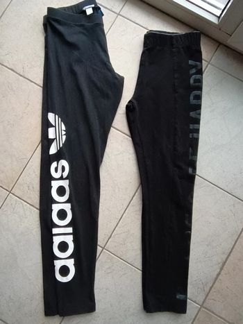 Lot de 2 leggings pour le sport - taille L - ADiDas/Ilico