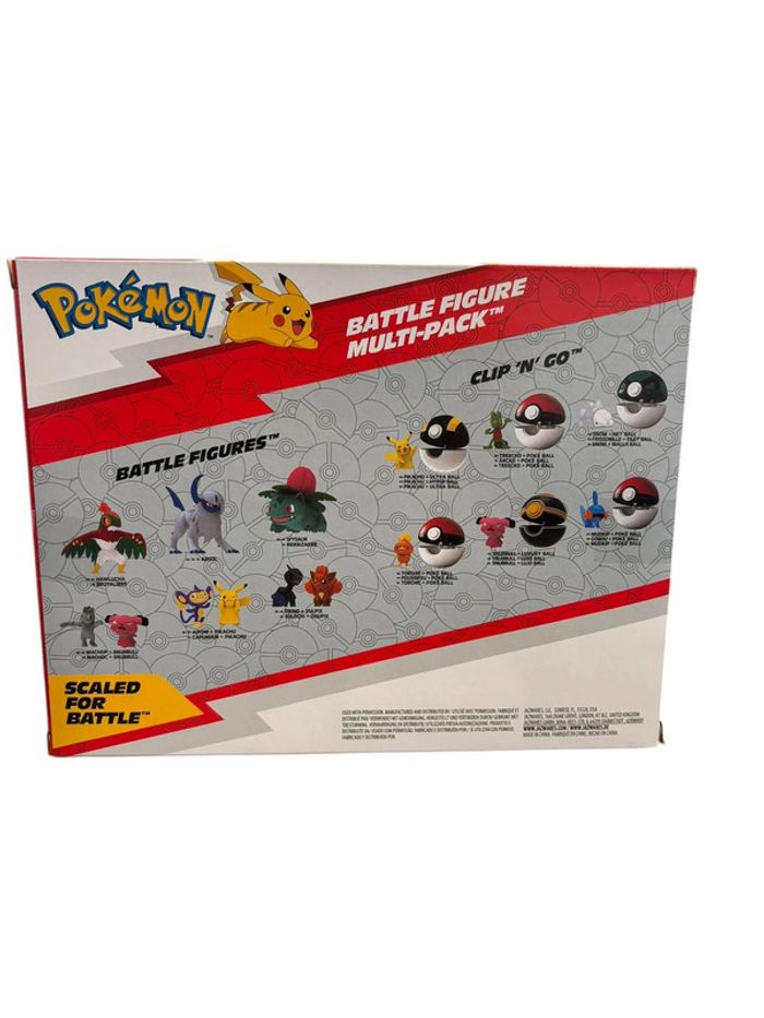 Coffret Pokémon Battle Figure multi-Pack x6 figurines Jazwares neuf - photo numéro 2