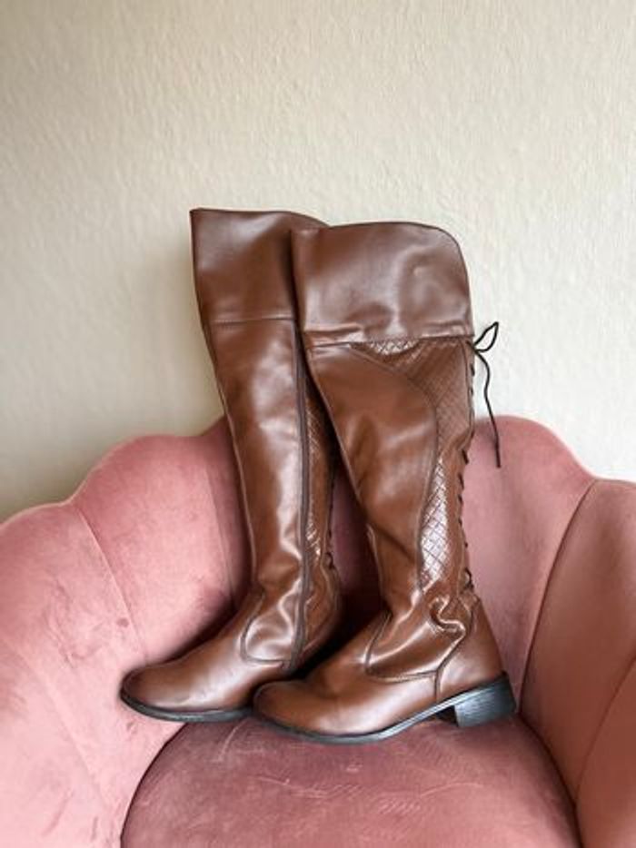 👉 Bottes hautes marron Membur Taille 41 – Style équestre chic 🤎 - photo numéro 7