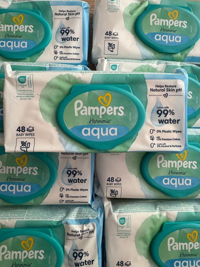Lingettes Pampers Harmonie Aqua - photo numéro 2