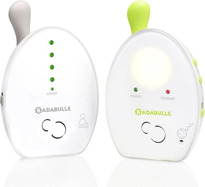 Badabulle Babyphone Audio pour Bebe Baby Online 500m avec Veilleuse Vibreur et Adaptateurs - photo numéro 3