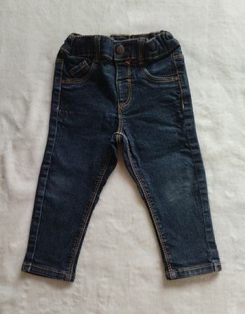 Pantalon Jean fille bleu KIABI, Taille 18 mois
