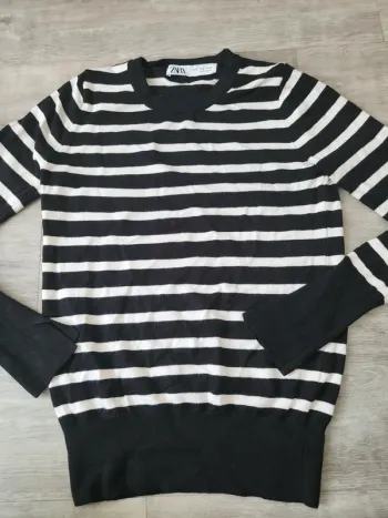 Pull rayé zara 36