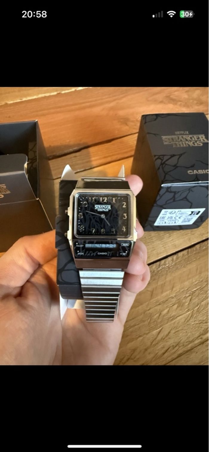 Montre Casio x Stranger Things