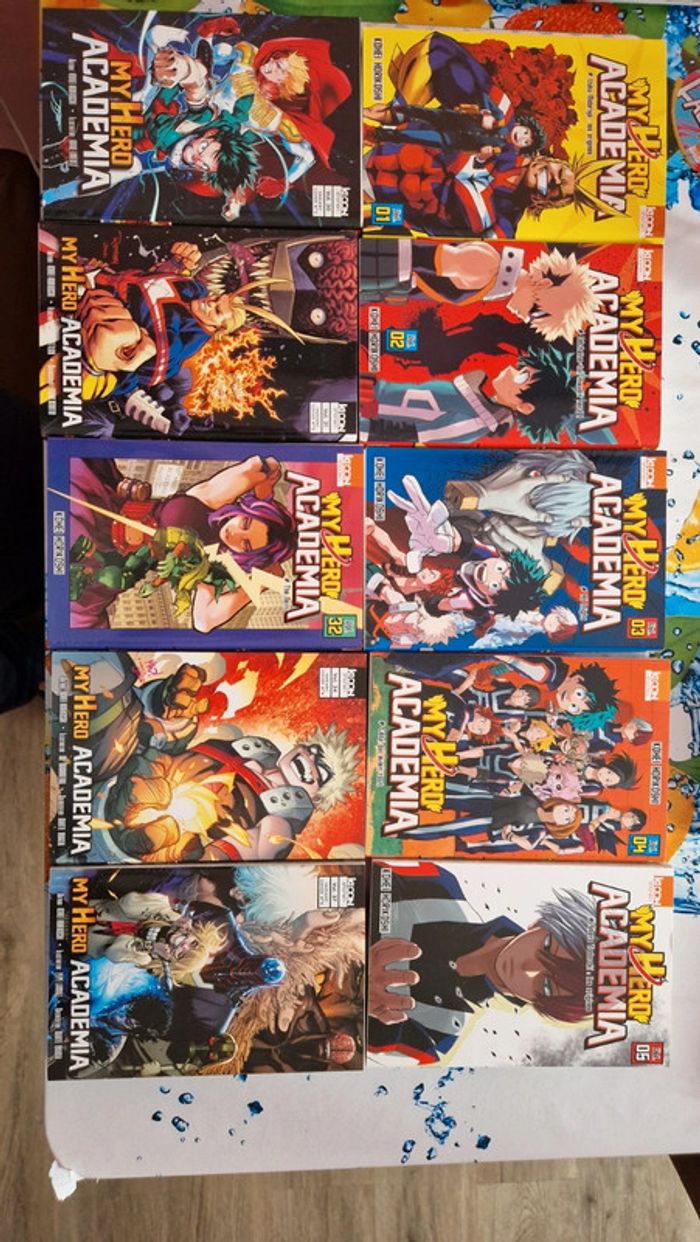 My hero academia tome 1 à 5, 30,31,32,34,36,37