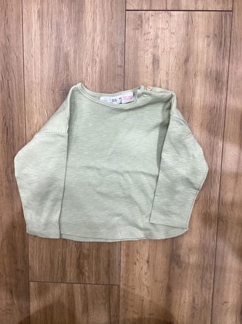 T shirt neuf vert olive #hamdiotaille9mois