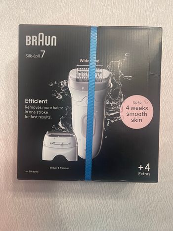 Epilateur Braun Silk épil 7 neuf remise 30% code nectar30