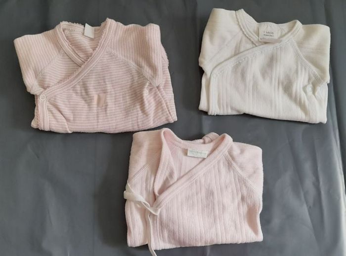 Lot de 3 body manches longues