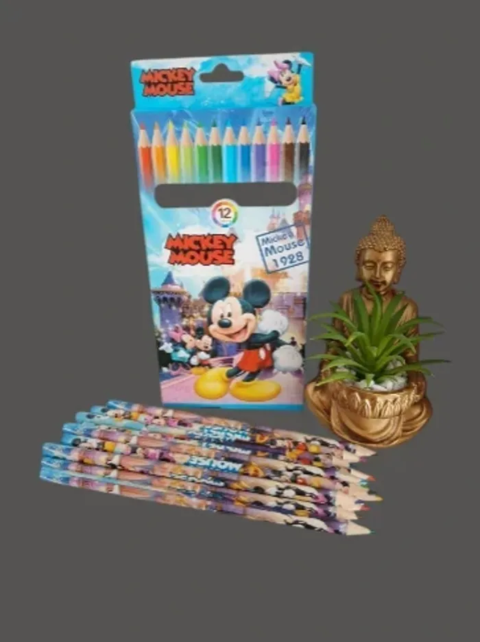 12 Crayons de couleurs Mickey - photo numéro 2