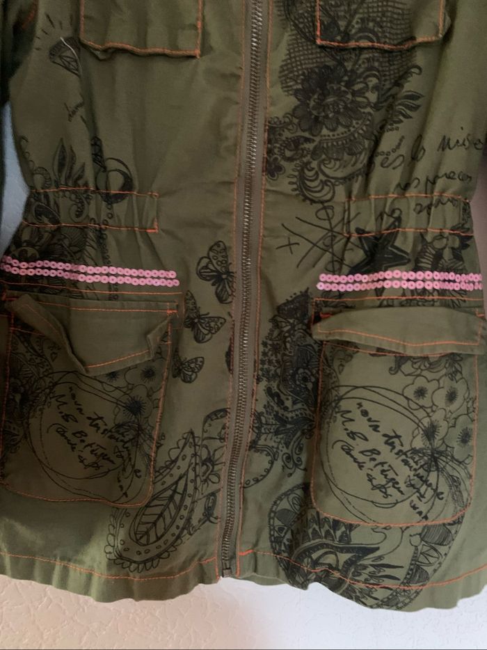 Veste kaki Desigual - photo numéro 3