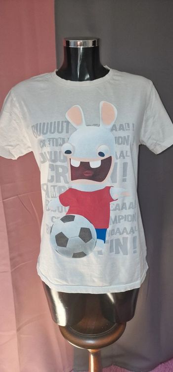 Tee shirt lapins crétins foot