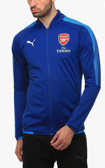 Veste Puma Arsenal Bleu Homme Taille M Neuf et Authentique