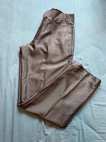 Pantalon de costume gris métallique