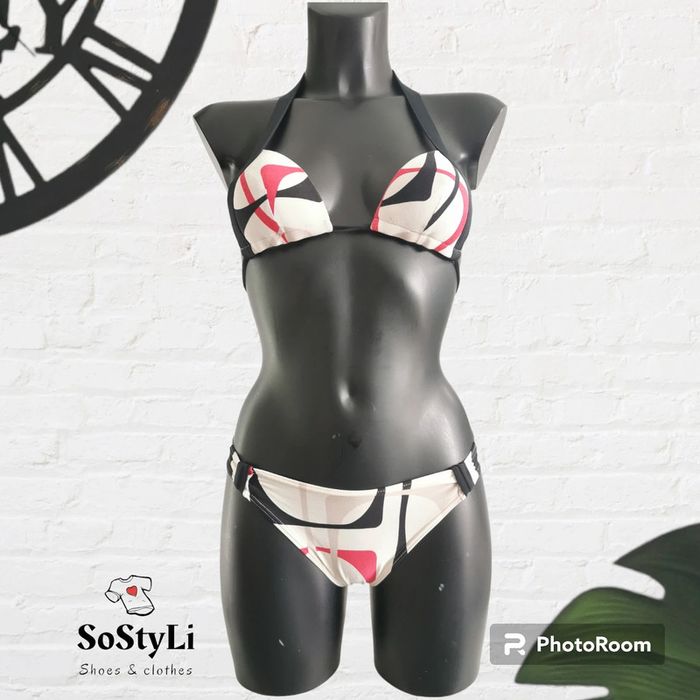 Maillot 2 pièces effet géométrique Etam Taille 36