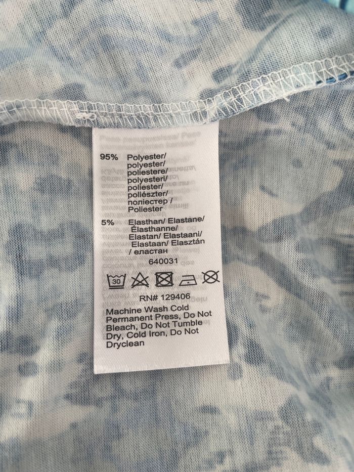 Robe longue imprimé bleu – Bonprix – Taille 42/44 (neuve sans étiquette) - photo numéro 10