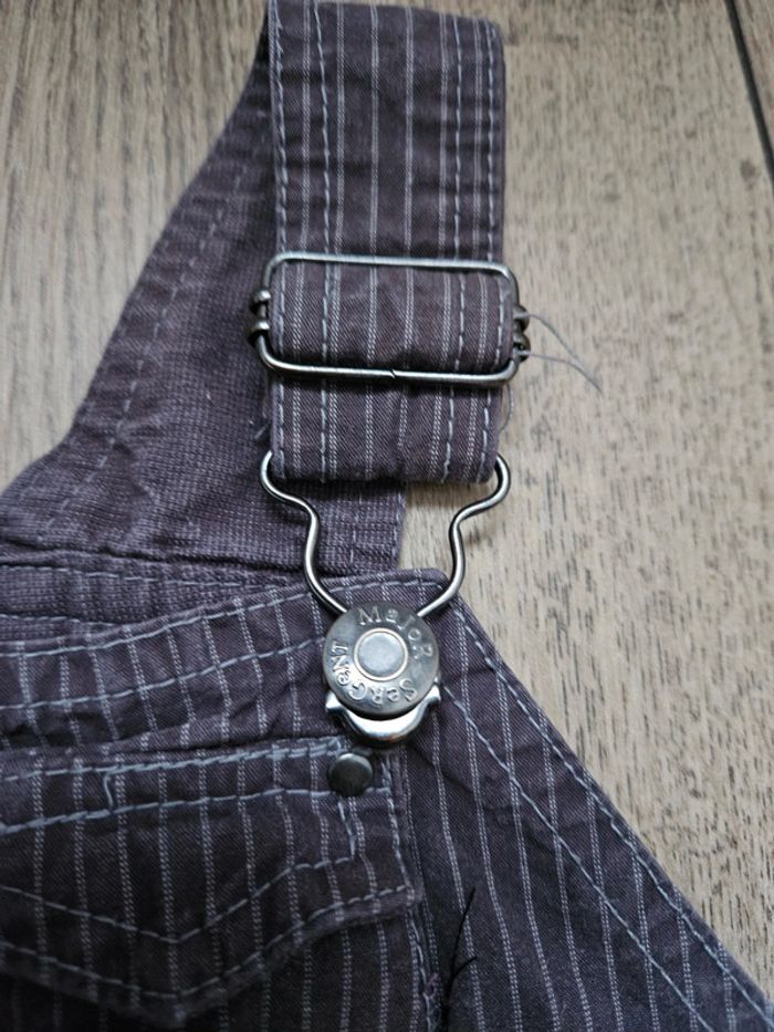 Salopette Sergent Major marron / violet 9 mois - photo numéro 7