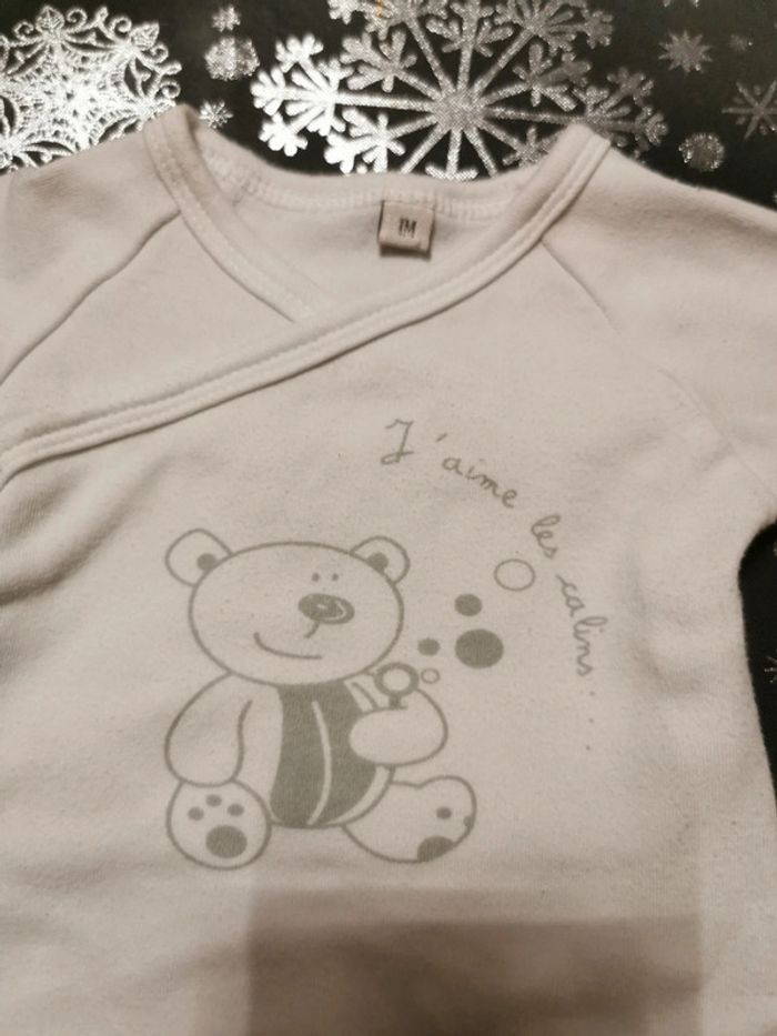 Body manches longues ourson - photo numéro 3