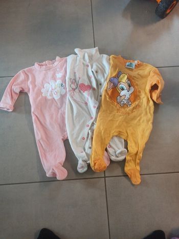 Lot 3 pyjamas 3 mois